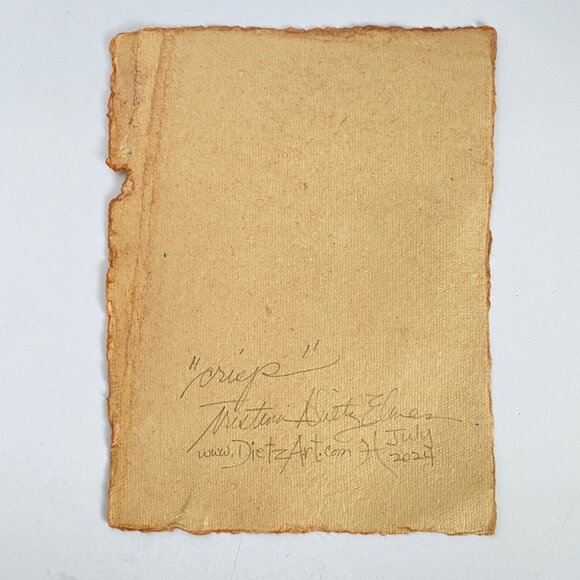 Crisp Original Apple Art Handmade Pastel Painting by Tristina Dietz Elmes 8x10 M - Picture 8 of 9